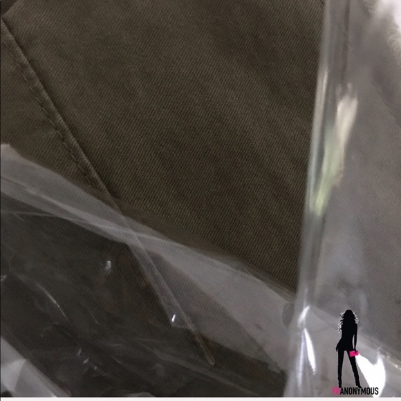 Army Green Military Anorak Jacket - Picture 3 of 3